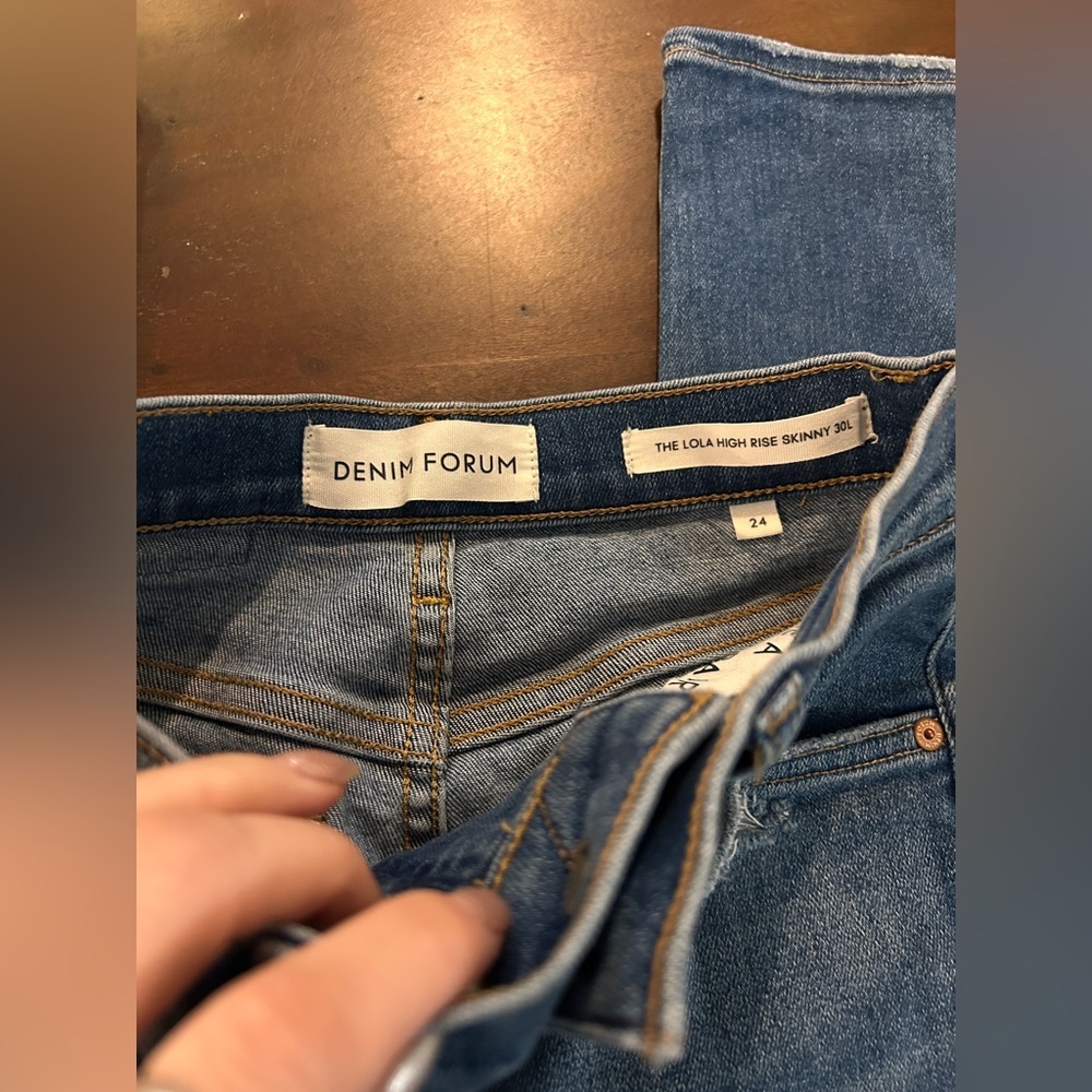 Aritzia • Denim Forum • Lola High rise 24 -• 30” length - Picture 4 of 7